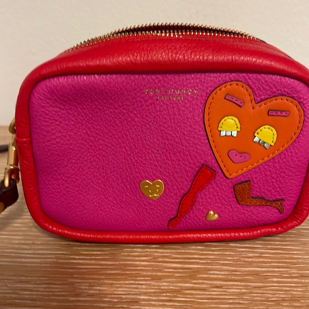 This is a multi-color Tory Burch crossbody.